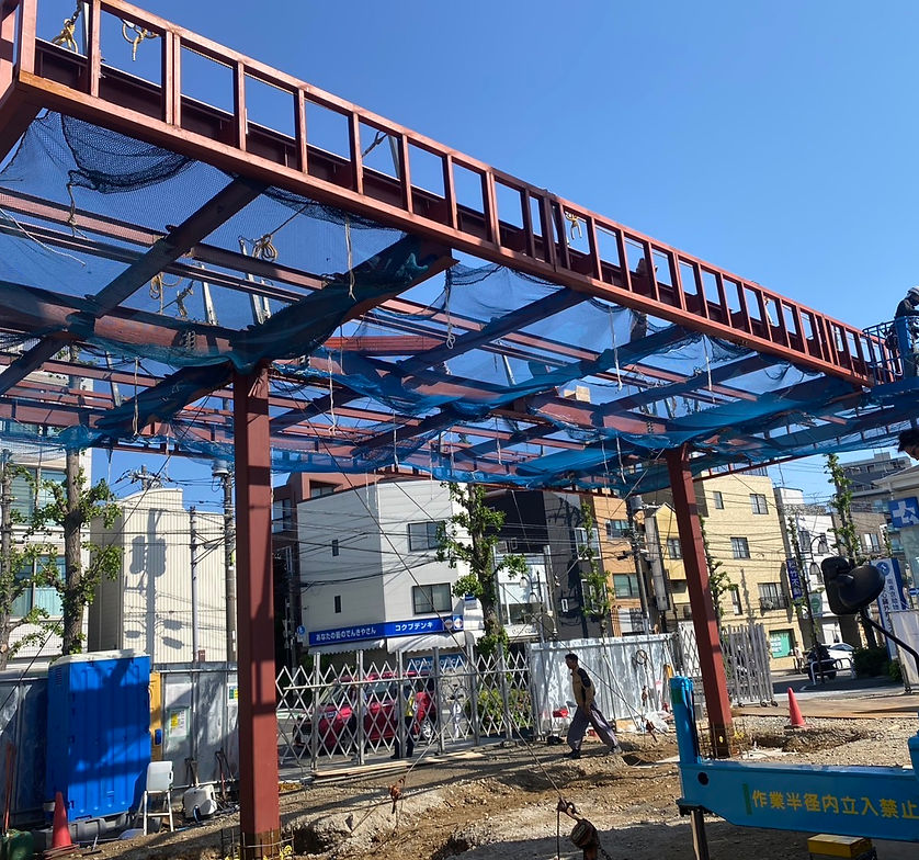 コスモ駒沢SSの施工写真